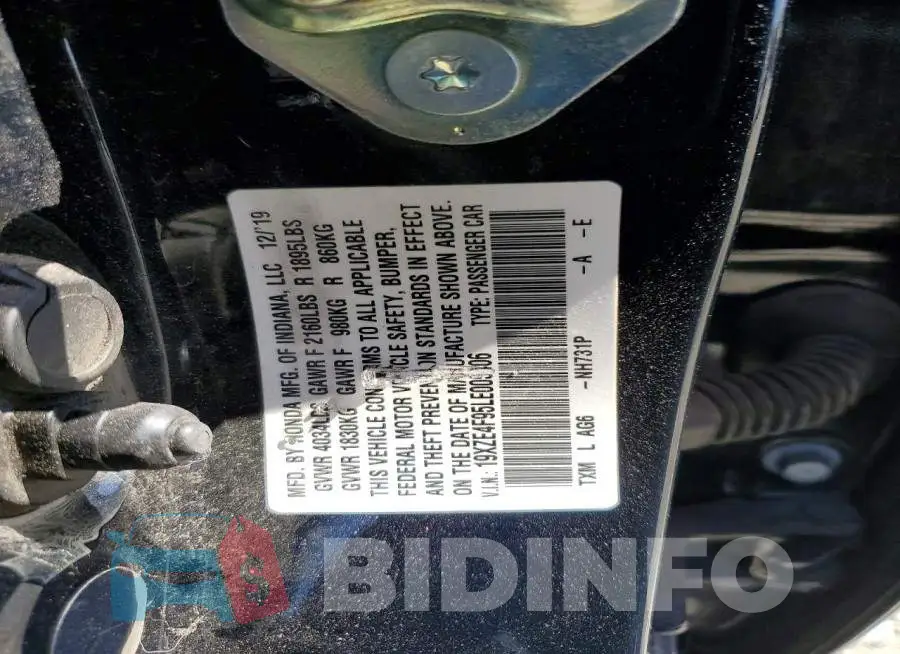 19XZE4F95LE005406 Photo# 13