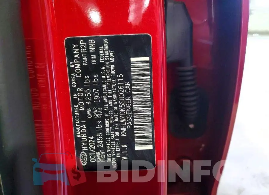 KMHLW4DK5SU026115 Photo# 12