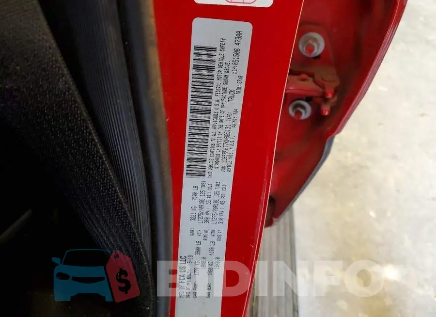 1C6SRFET7KN865131 Photo# 13