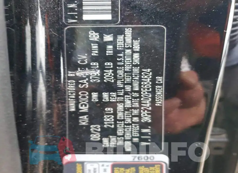 3KPF24AD2PE684824 Photo# 12