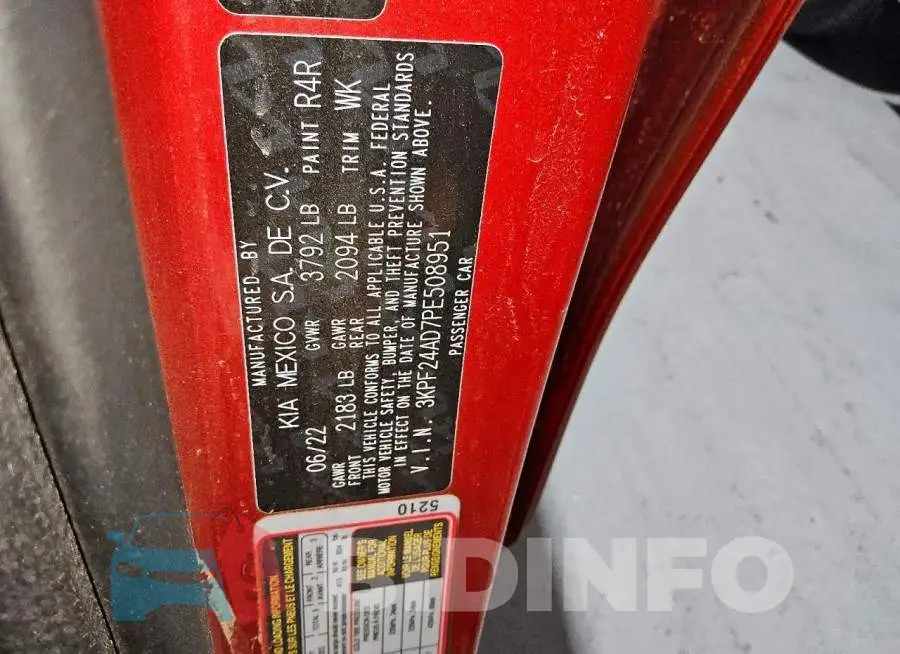 3KPF24AD7PE508951 Photo# 12