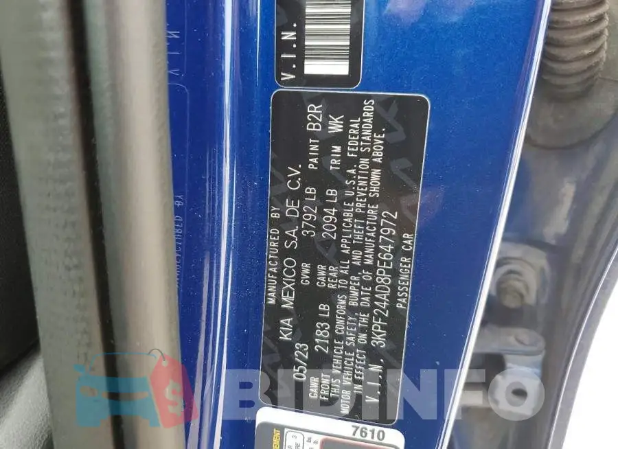 3KPF24AD8PE647972 Photo# 13