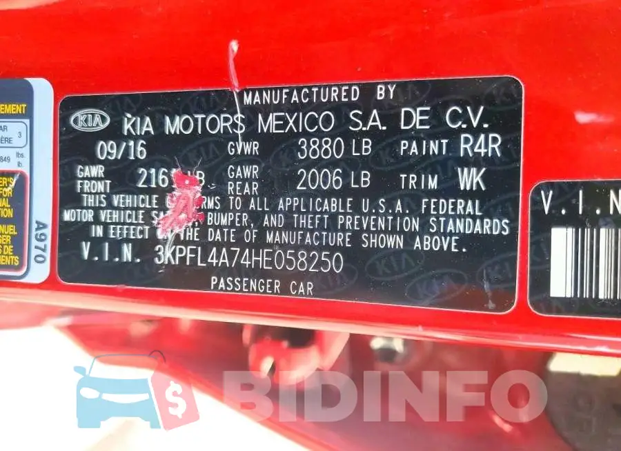 3KPFL4A74HE058250 Photo# 12