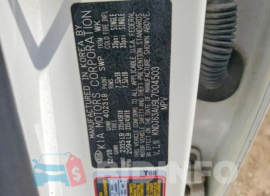 KNDJ63AU9L7004503 Photo# 13