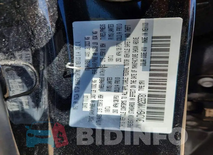 3MVDMBAY1MM233781 Photo# 12
