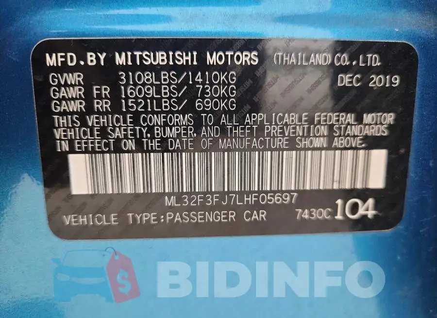 ML32F3FJ7LHF05697 Photo# 13