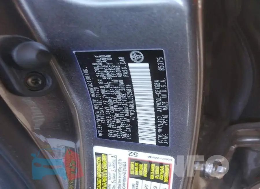4T1F31AK3LU525814 Photo# 12