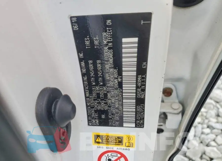5TDJGRFHXJS049707 Photo# 13