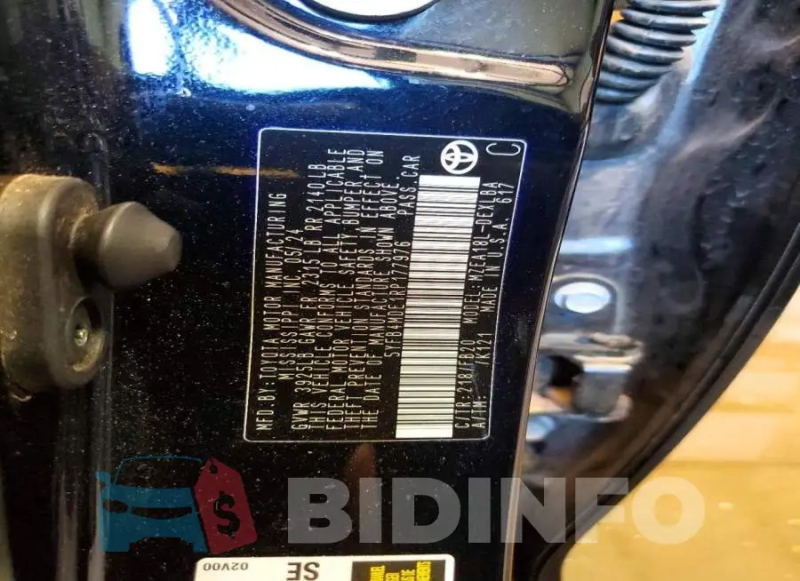 5YFB4MDE1RP177976 Photo# 12