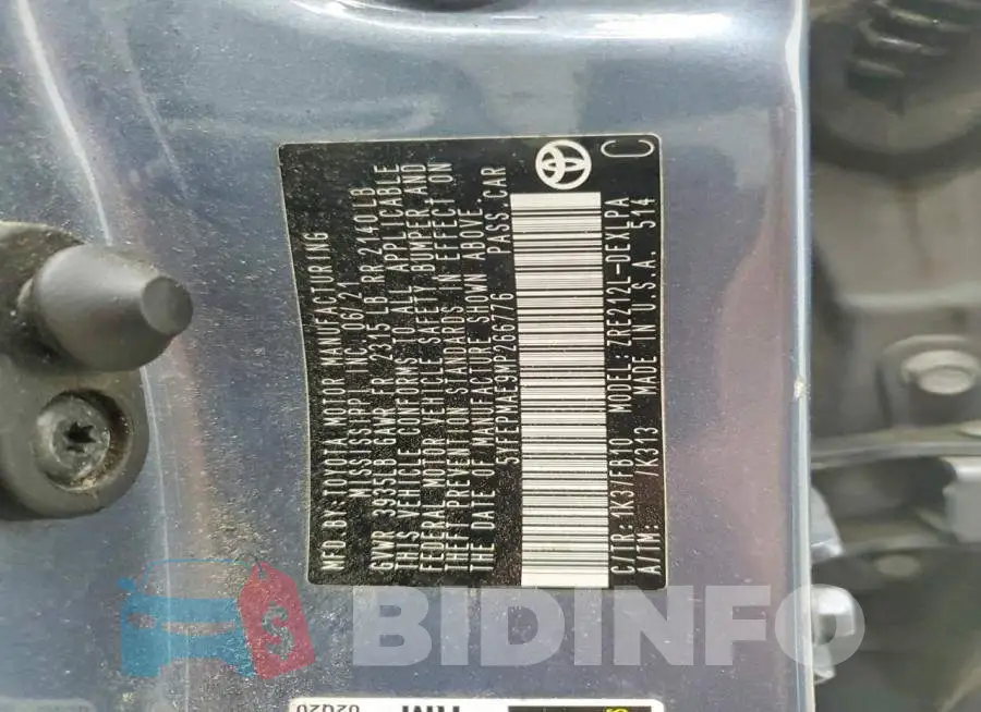 5YFEPMAE9MP266776 Photo# 12