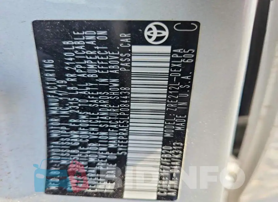 5YFEPRAE5LP084438 Photo# 12