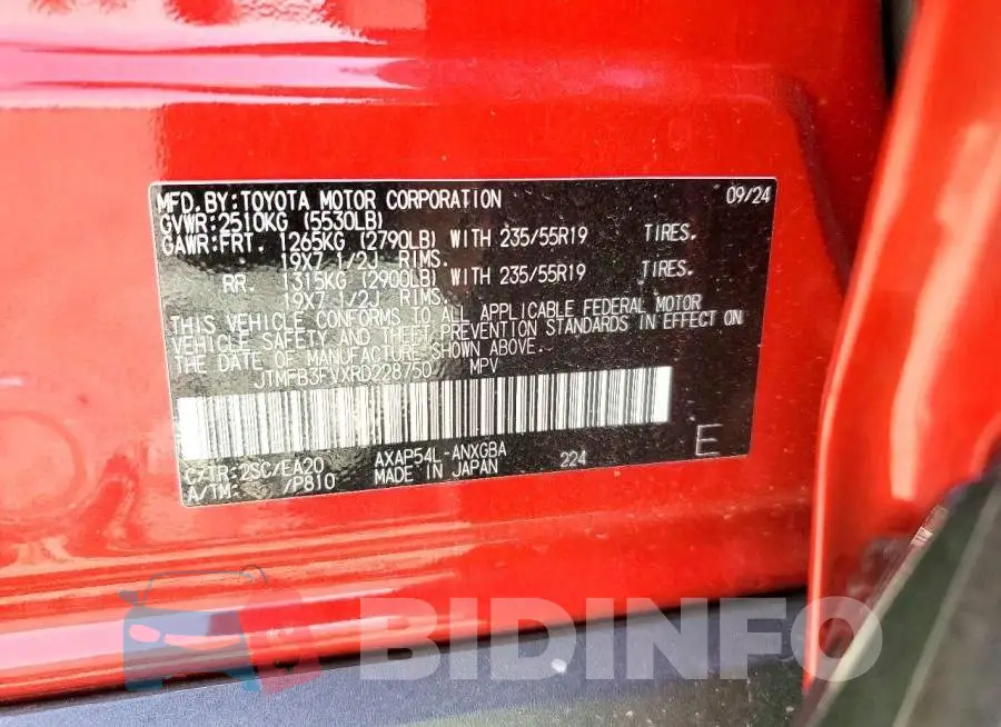JTMFB3FVXRD228750 Photo# 14