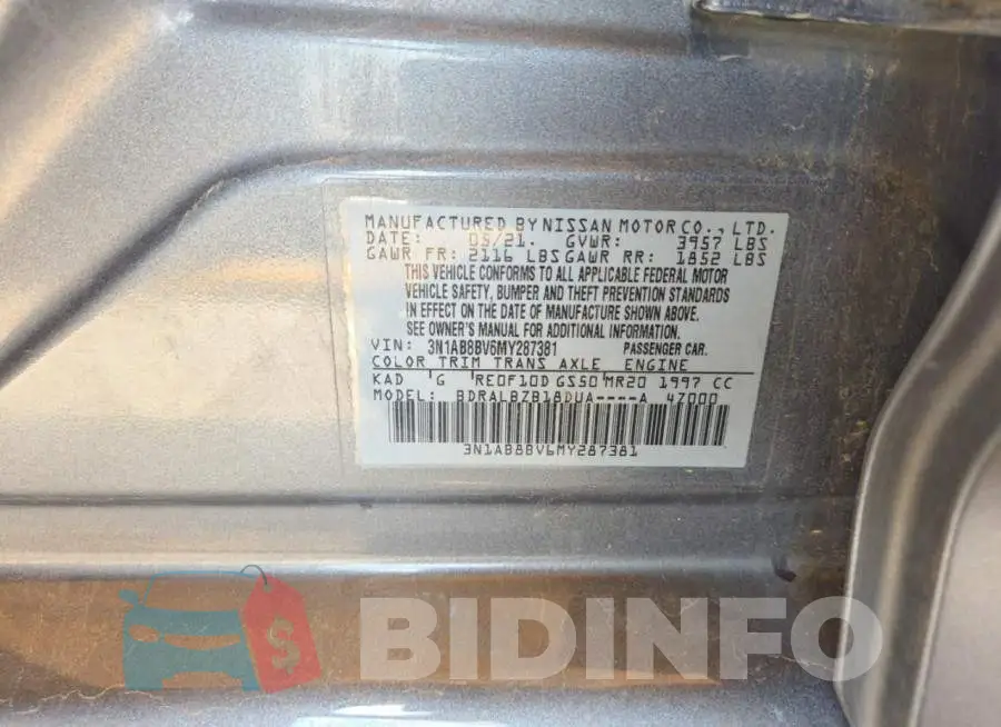 3N1AB8BV6MY287381 Photo# 10