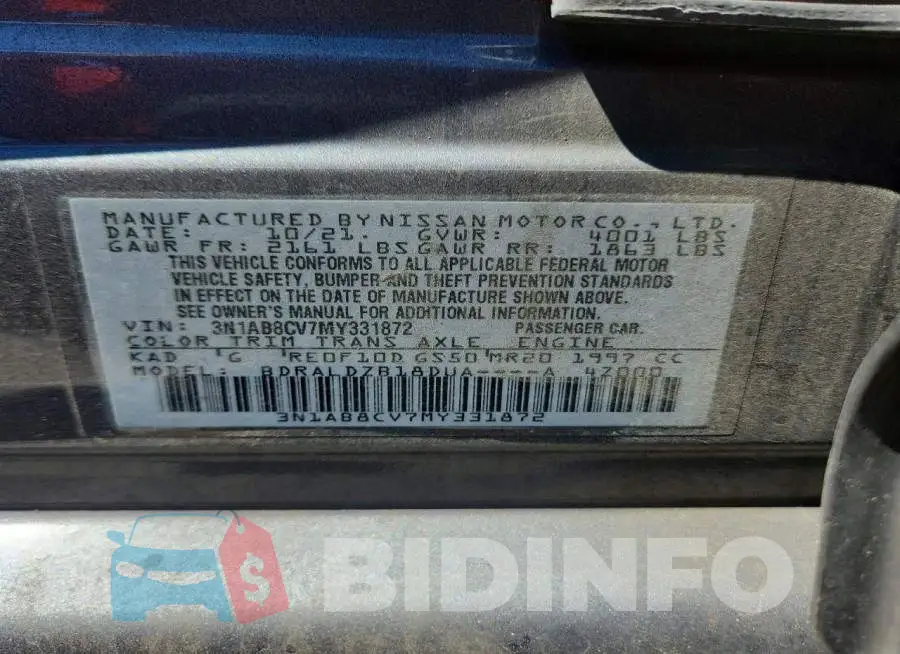3N1AB8CV7MY331872 Photo# 12