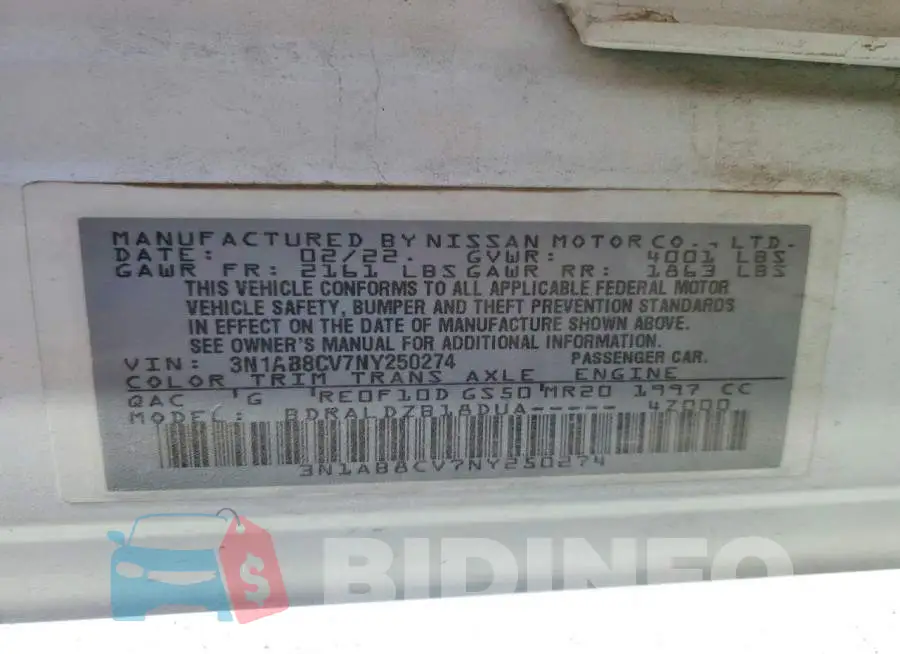 3N1AB8CV7NY250274 Photo# 12