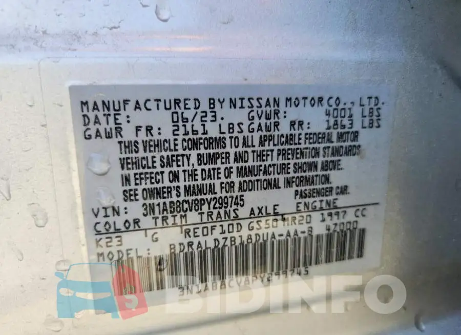3N1AB8CV8PY299745 Photo# 12
