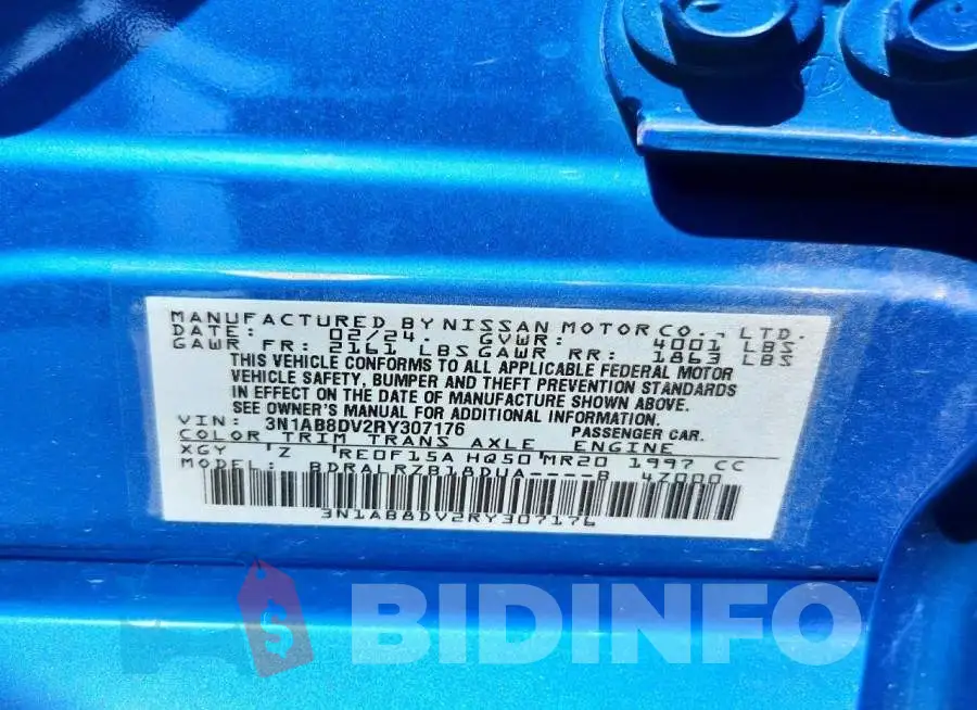 3N1AB8DV2RY307176 Photo# 12