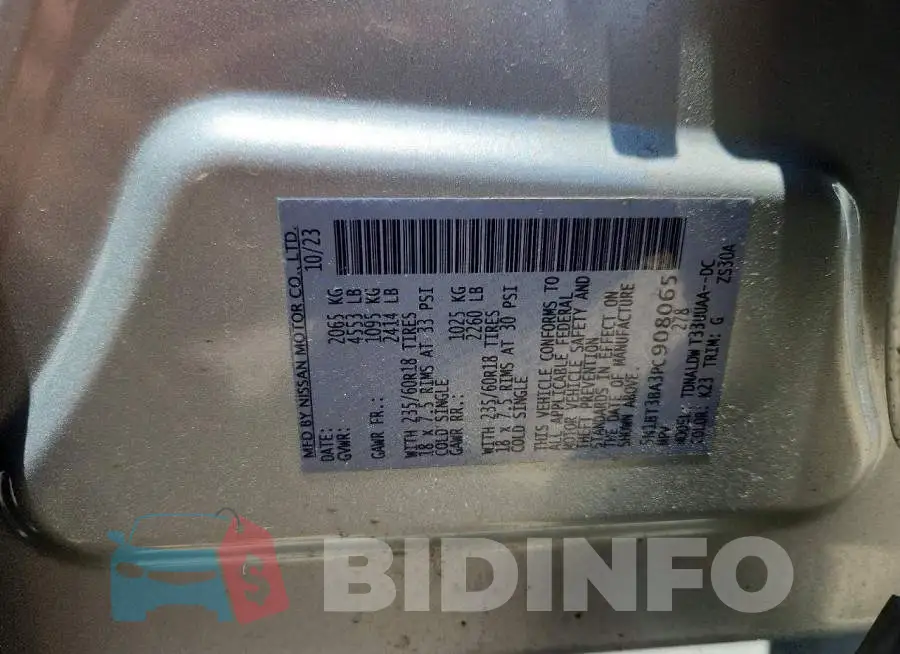 5N1BT3BA3PC908065 Photo# 13