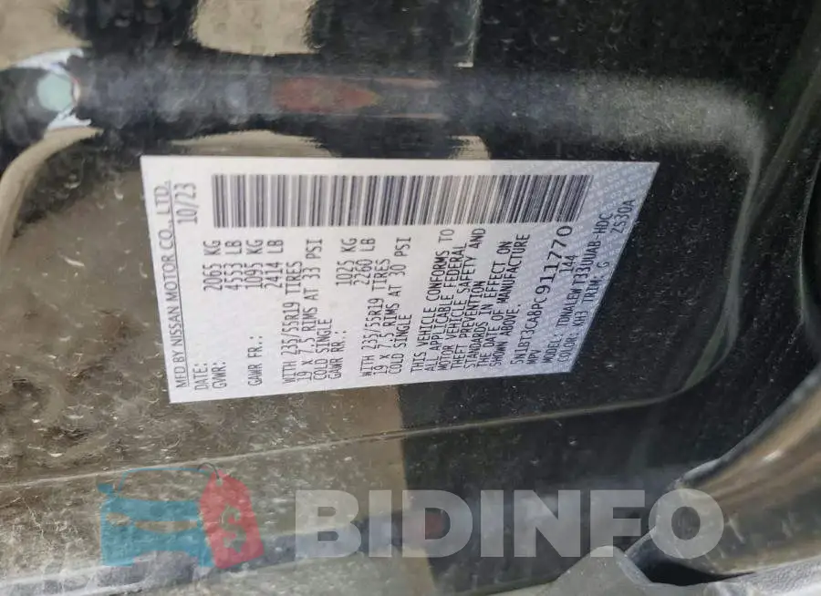 5N1BT3CA8PC911770 Photo# 13