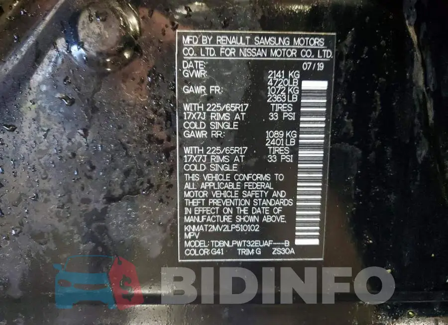 KNMAT2MV2LP510102 Photo# 12
