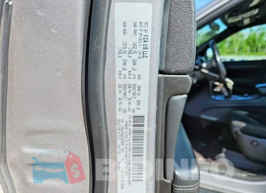 1C4RJFAG6KC606844 Photo# 13