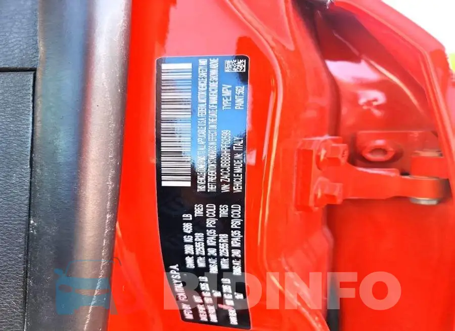 ZACCJBBB9HPF62599 Photo# 12
