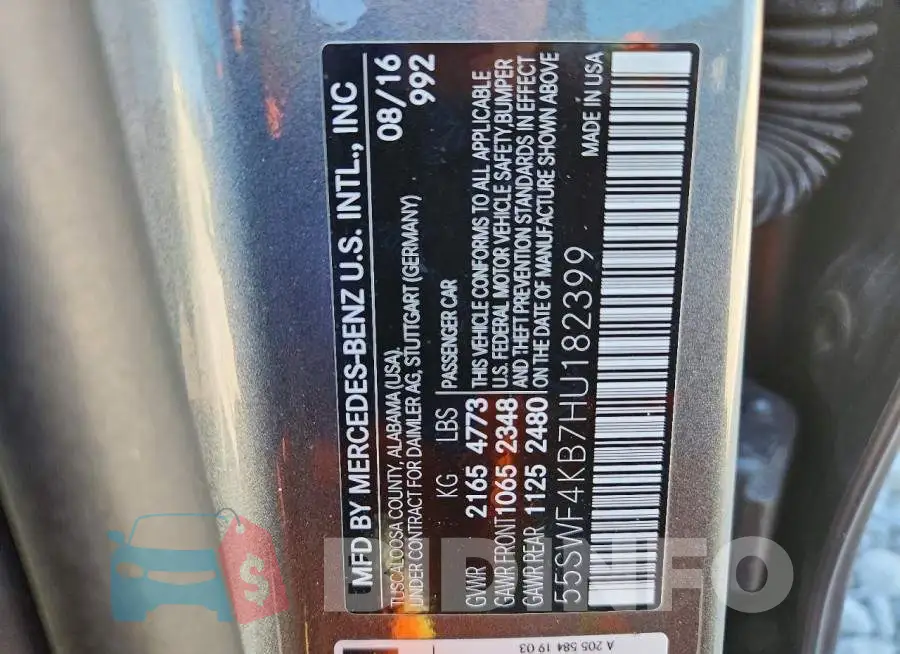55SWF4KB7HU182399 Photo# 12