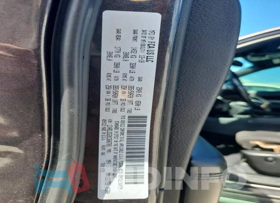 1C4RDJDG2KC606703 Photo# 13