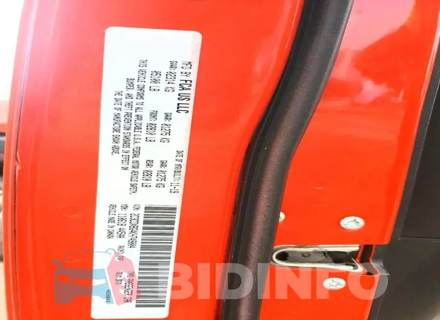 2C3CDXBG4KH749004 Photo# 12