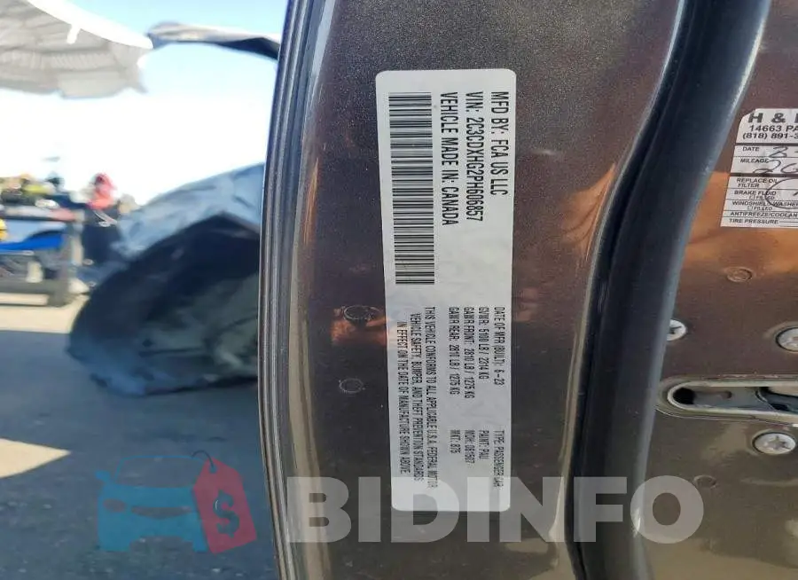 2C3CDXHG2PH606857 Photo# 12