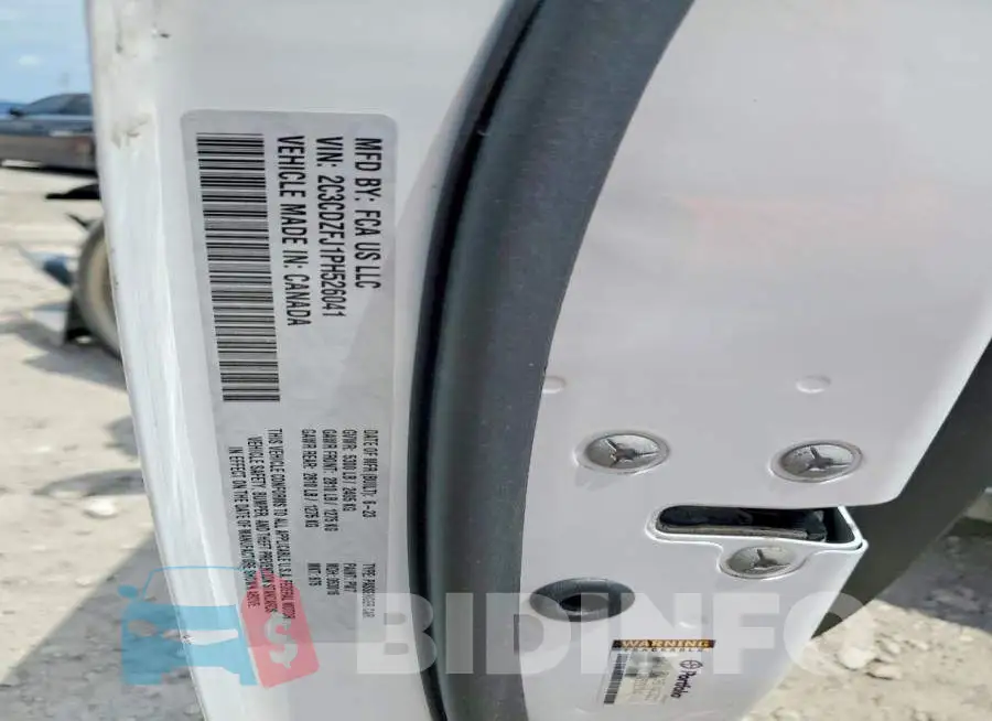 2C3CDZFJ1PH526041 Photo# 12