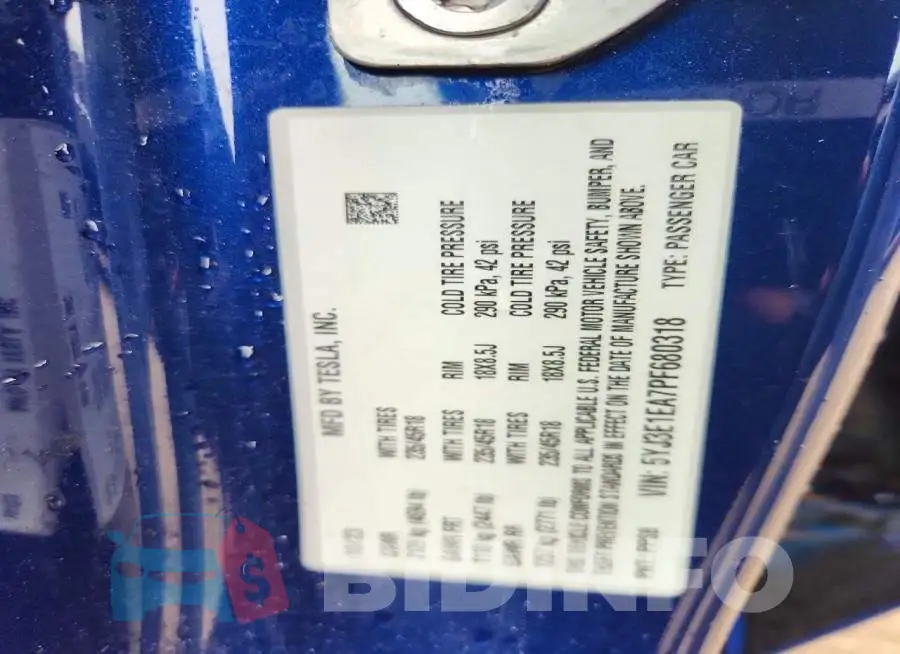5YJ3E1EA7PF680318 Photo# 12