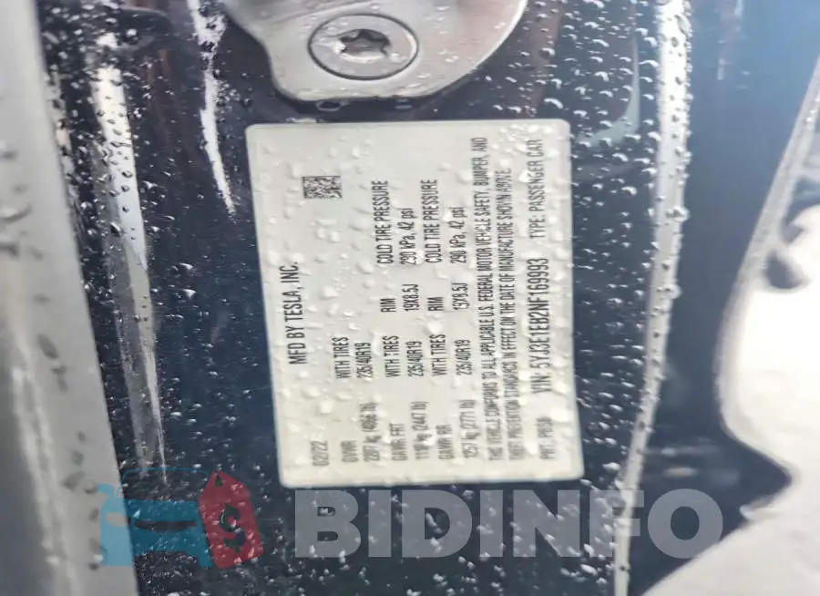 5YJ3E1EB2NF169993 Photo# 12
