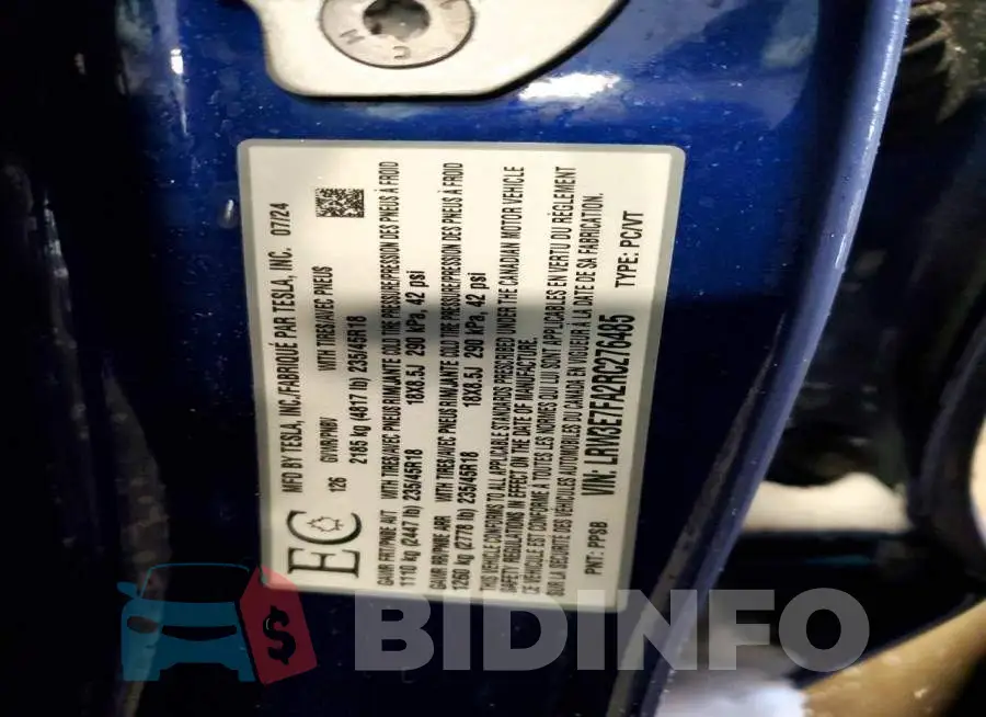 LRW3E7FA2RC276485 Photo# 12