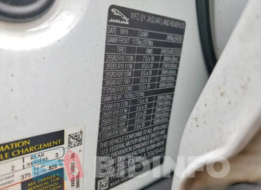 SADCS2FX4KA390948 Photo# 14