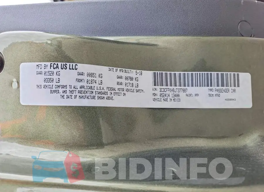 3C3CFFKH9JT377887 Photo# 12