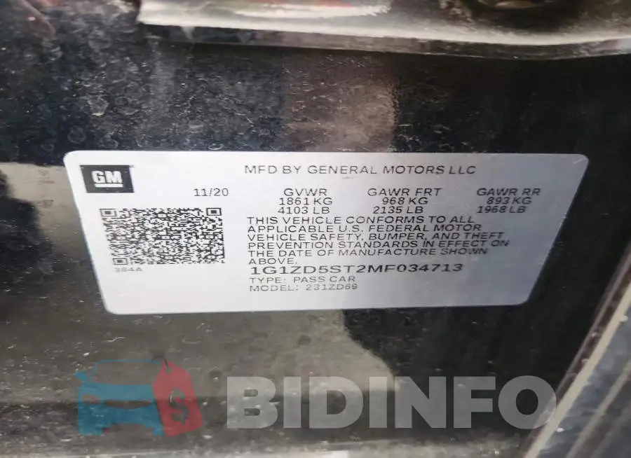 1G1ZD5ST2MF034713 Photo# 12