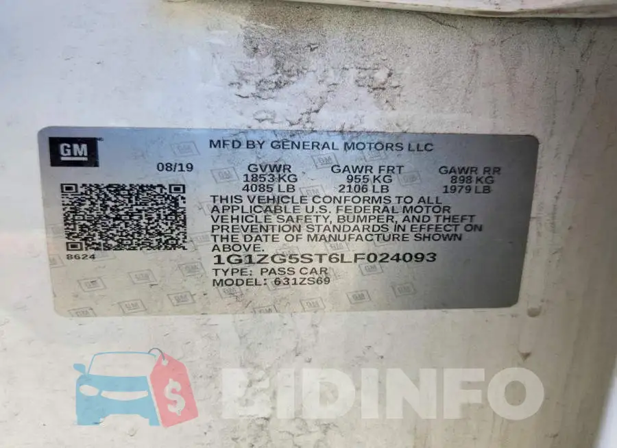 1G1ZG5ST6LF024093 Photo# 12