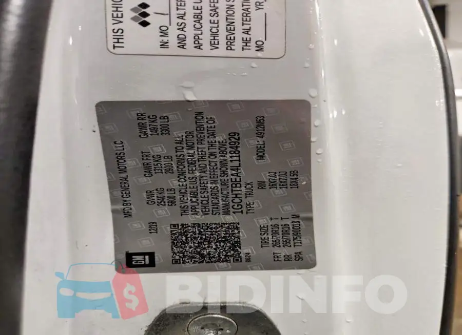 1GCHTBEA4L1184929 Photo# 12