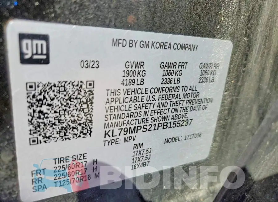 KL79MPS21PB155297 Photo# 13