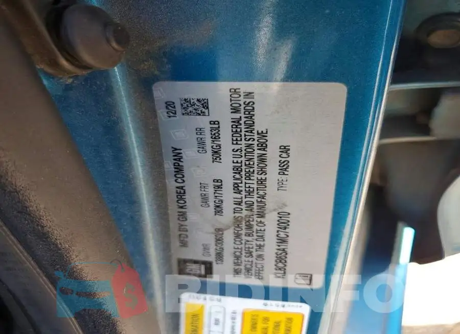 KL8CB6SA1MC740010 Photo# 12
