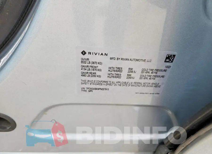 7PDSGABA9PN027915 Photo# 13