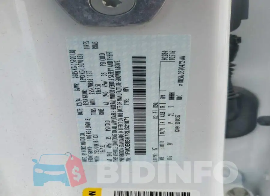 1FMDE8BH7RLB21071 Photo# 13
