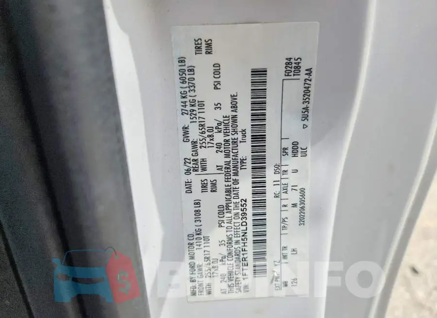 1FTER1FH5NLD39552 Photo# 12