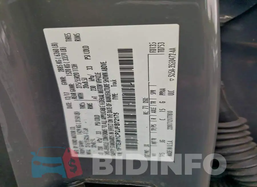 1FTEW1CP2JFB72175 Photo# 13
