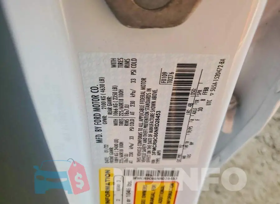 3FMCR9C66NRD28453 Photo# 12