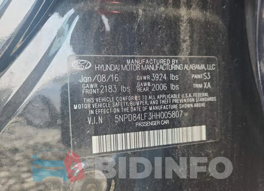 5NPD84LF3HH005807 Photo# 13