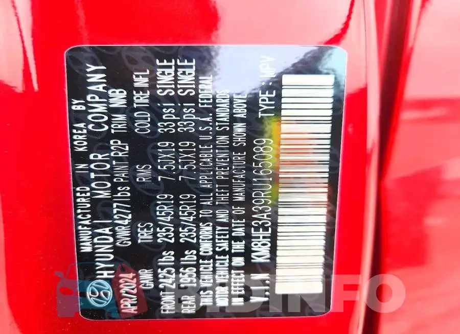 KM8HE3A39RU165089 Photo# 14