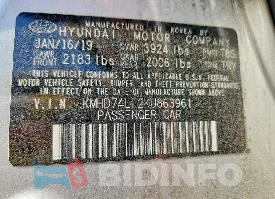 KMHD74LF2KU863961 Photo# 12