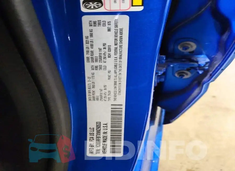 1C6SRFBTXNN290533 Photo# 12